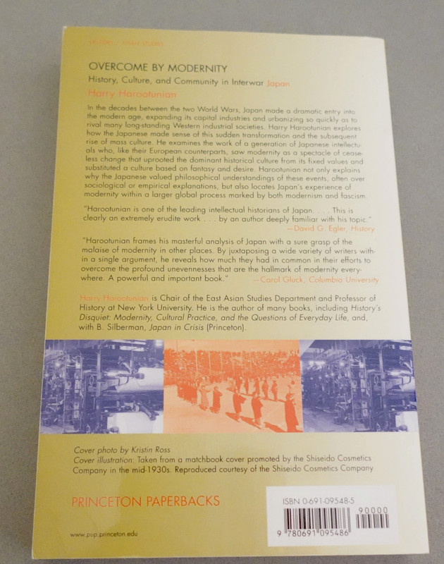 Overcome by Modernity History, Culture, and Community in Interwar Japan gallery