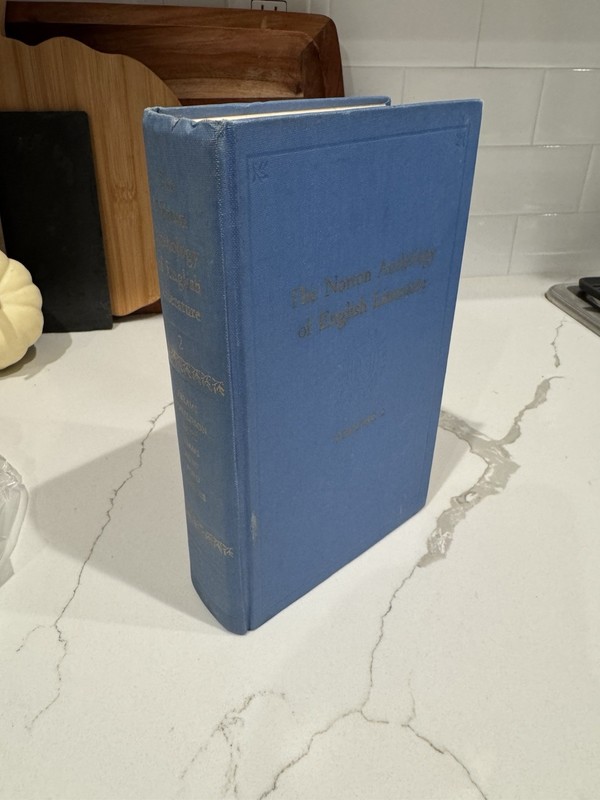Norton Anthology Of English Literature Volume 2 1962 First Edition
