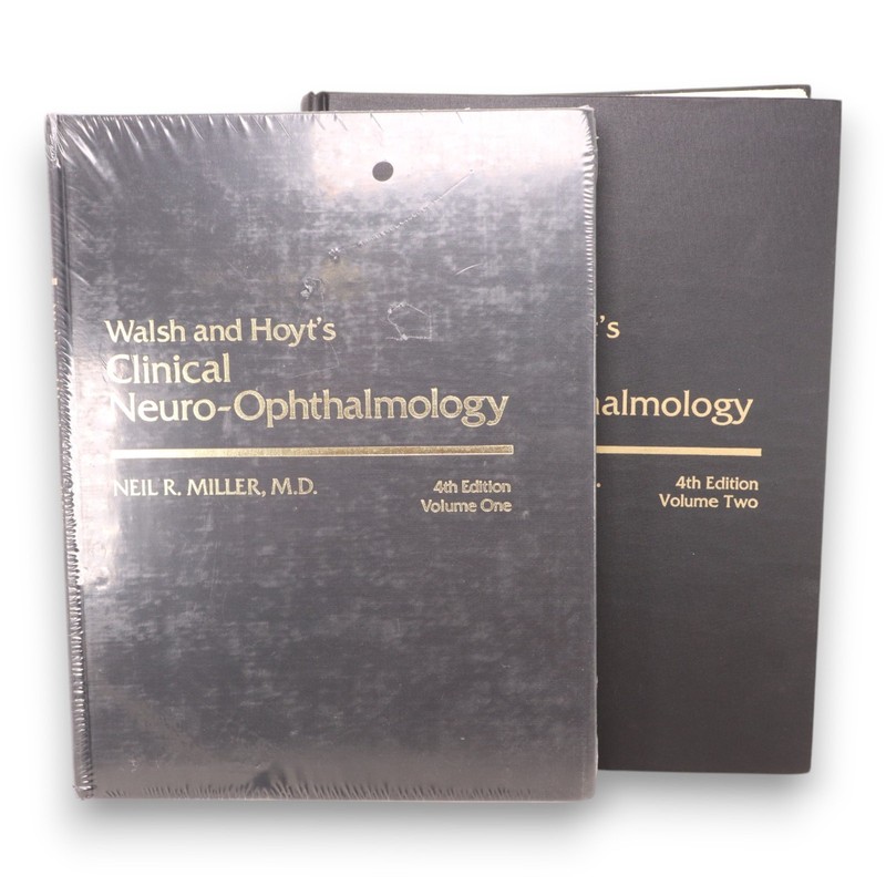 Walsh and Hoyt’s Clinical Neuro-Ophthalmology Miller 4th Ed 2 Vol HC Fine 1985