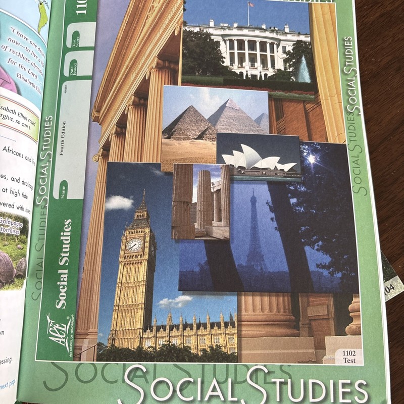 School of Tomorrow Ace Social Studies PACEs Lot Of 7 Unused 4th Edition gallery