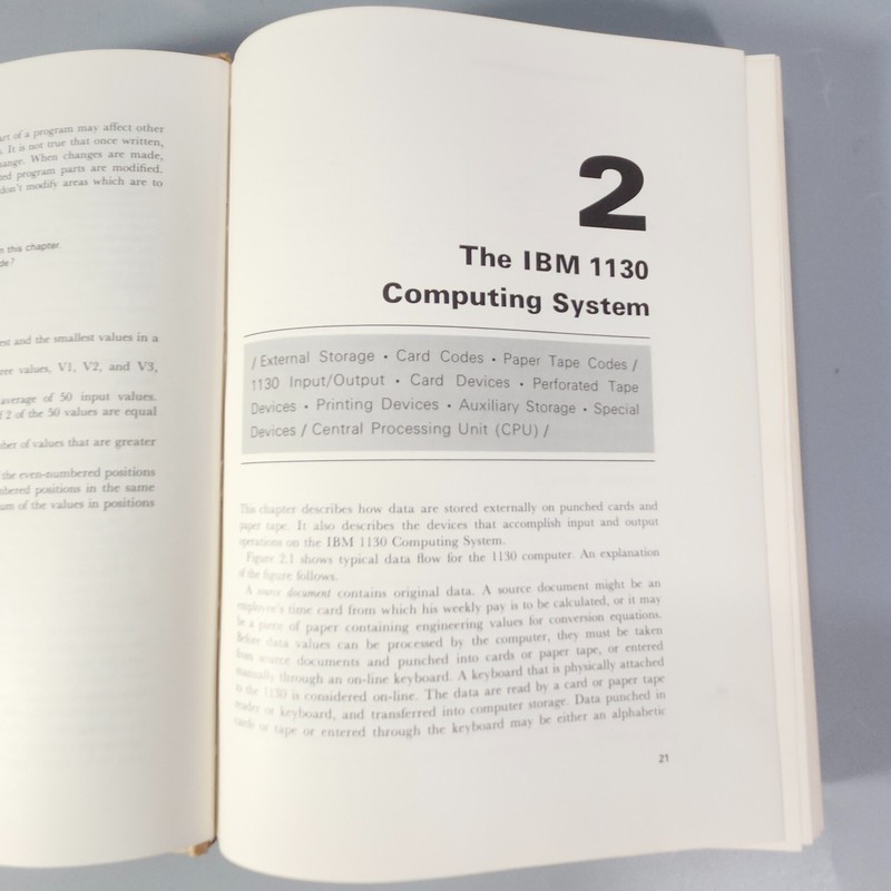 VTG Computer Program Textbook Programming the IBM 1130 JK Hughes 1969 Book HC gallery