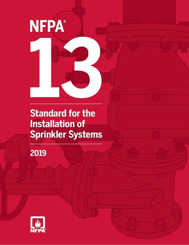 NFPA 13, Standard for the Installation of Sprinkler Systems, 2019 Edition PB