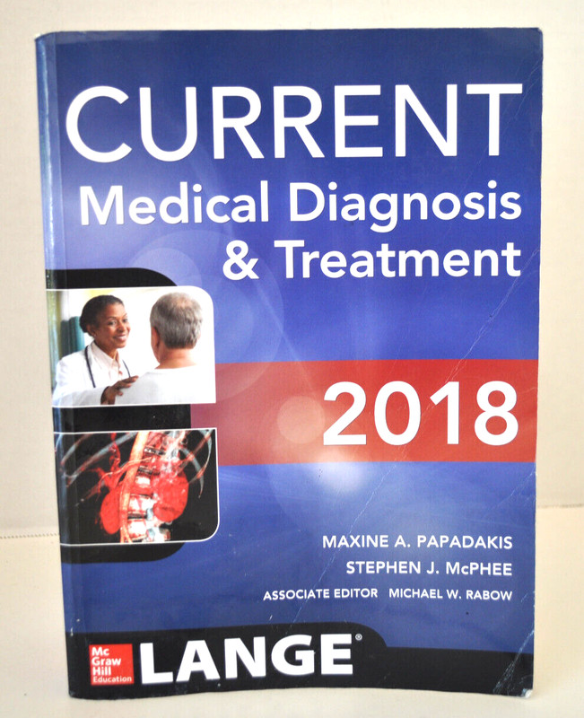 CURRENT Medical Diagnosis and Treatment 2018 McGraw Hill Lange