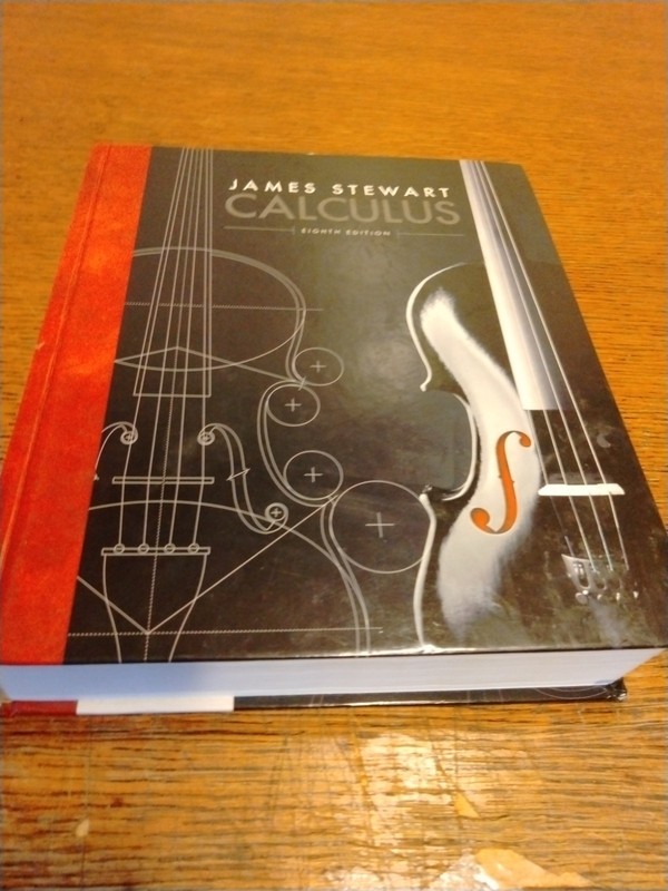 James Stewart Calculus 8th Edition Hardcover Textbook Math STEM Used