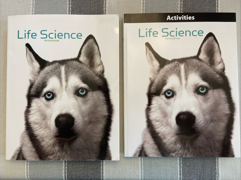 2 BOOKS NEW BJU 7th grade 7 LIFE SCIENCE STUDENT TEXT & ACTIVITIES 5th ed