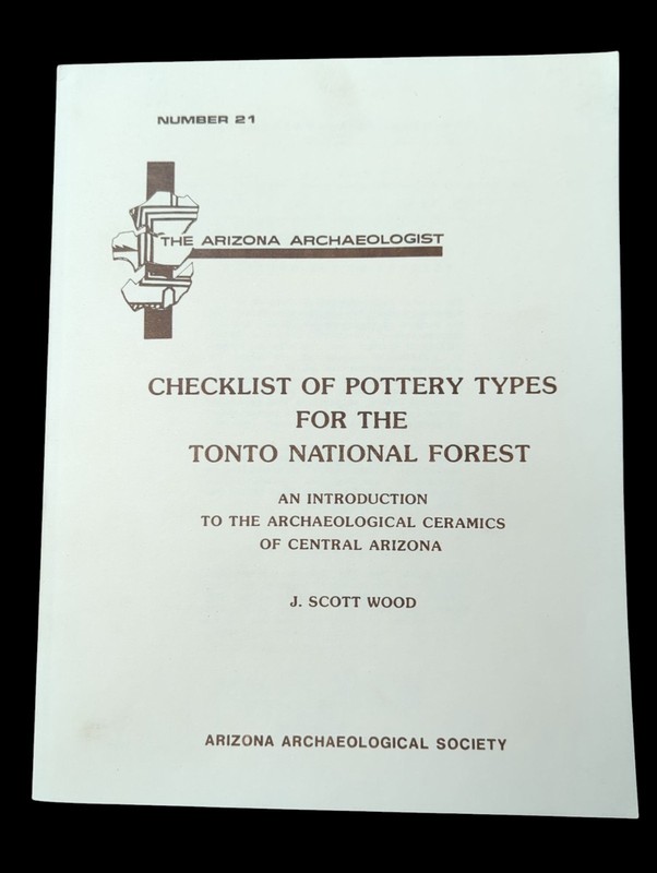 Checklist of Pottery Types for the Tonto National Forest by J. Scott Wood