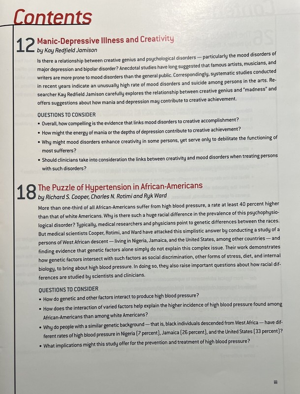 Scientific American Psychology Reader to Accompany Abnormal Psychology (2001) FS gallery