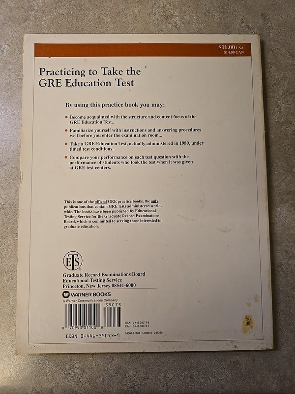 Lot 2 Vintage ETS GRE Test Prep Books 1980s Graduate Exam Study Guides gallery