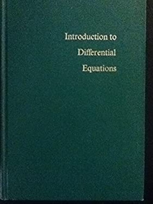 Introduction to Differential Equation William, DiPrima, Richard C