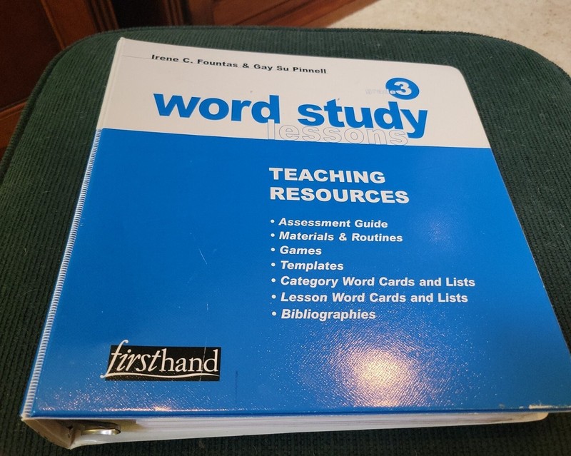 3rd Grade – WORD STUDY Lessons – TEACHING RESOURCES 2004, Fountas & Pinnell