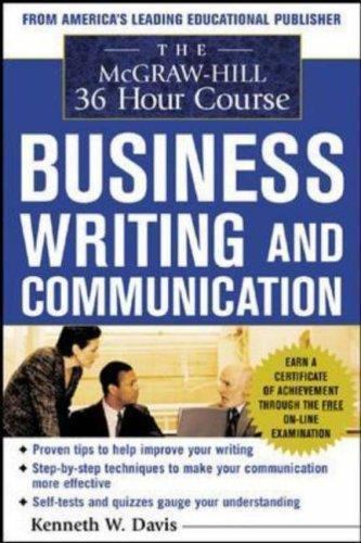 The McGraw-Hill 36-Hour Course in Business Writing and Communication: Manage…