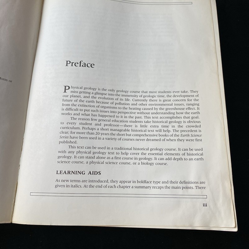 Historical Geology by Robert J. Foster. 1991 Macmillan Pub. PB Textbook gallery