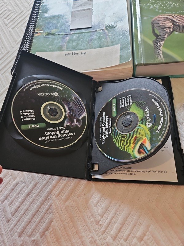 Apologia Exploring Creation With Biology 2nd Edition 6 Item Lot Video... gallery