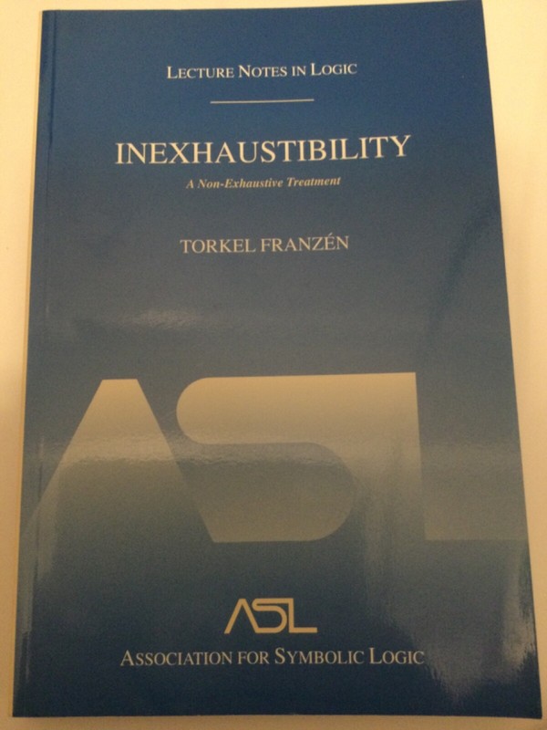 Inexhaustibly Lecture notes in Logic by Torkel Franzén 2004