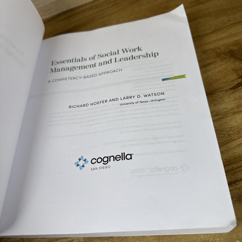 Essentials of Social Work Management and Leadership: A Competency-Based READ gallery