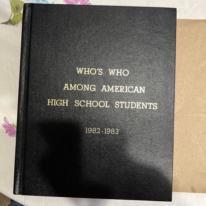 Who’s Who among American High School Students, 1982-1983 (Vol III Hardcover)