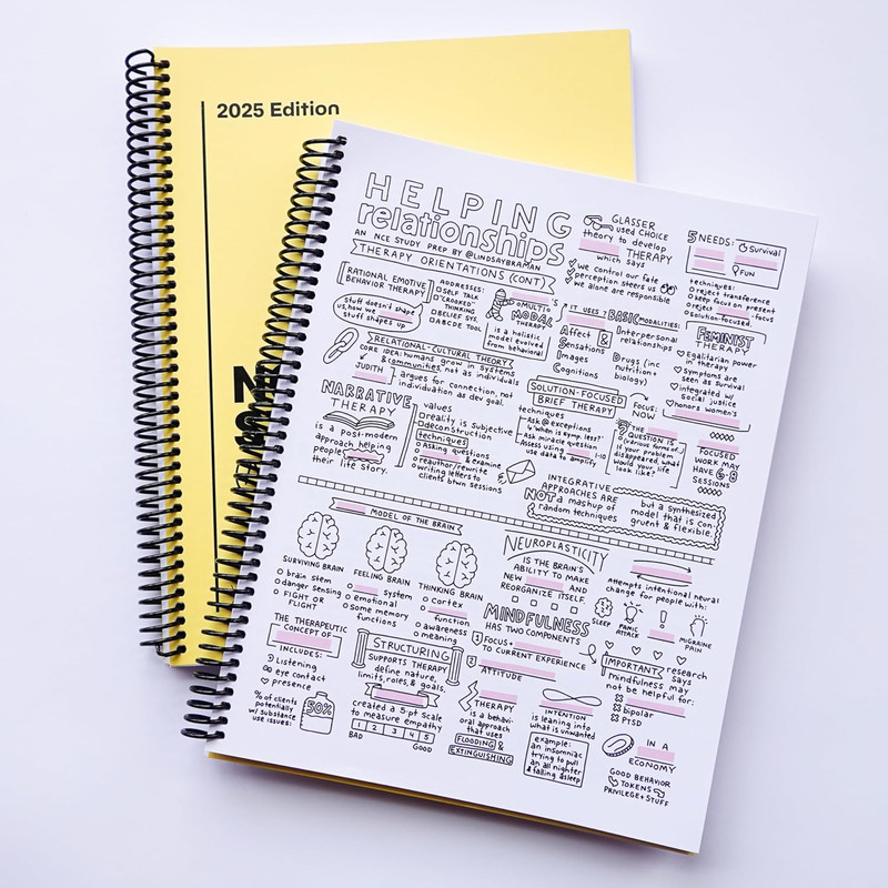 NCE Visual Study Guide & Activity Book by Lindsay Braman - Spiral-Bound Test Pre gallery