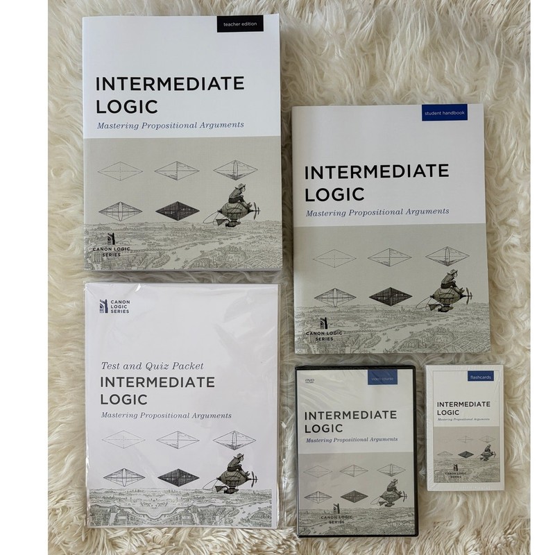 Canon Press Intermediate Logic Full Set New and Unused Tests Flashcards