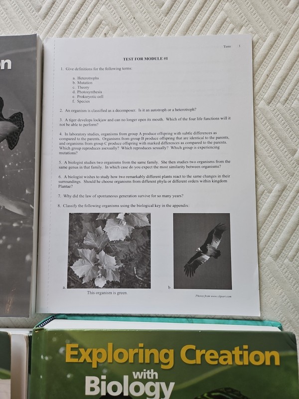 Apologia Exploring Creation With Biology 2nd Edition 6 Item Lot Video... gallery