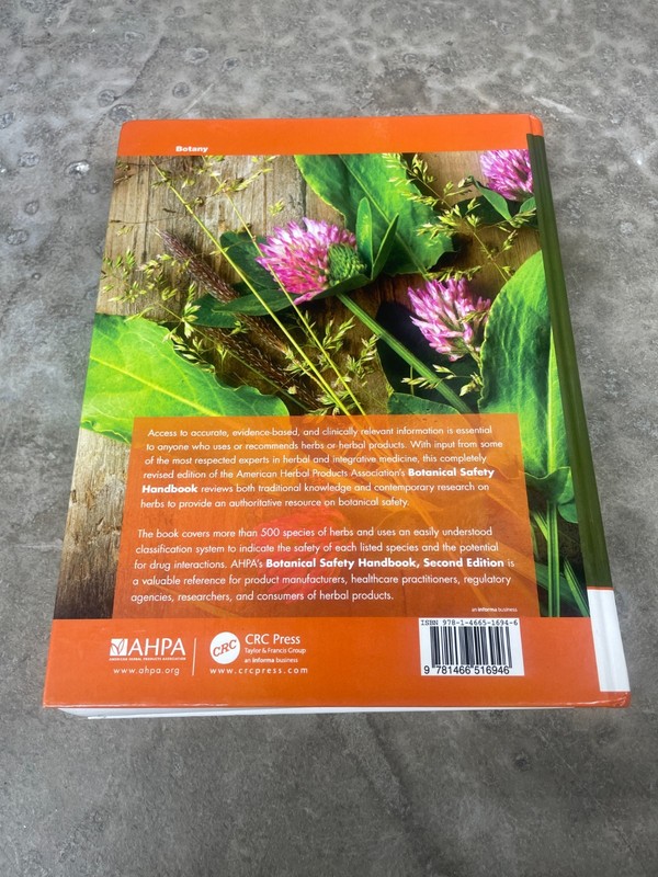 American Herbal Products Association's Botanical Safety by Gardner 2nd edition gallery