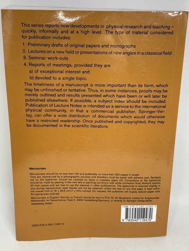 Lecture Notes in Physics CONSTRAINED DYNAMICS YangMills by Sundermeyer VERY GOOD gallery