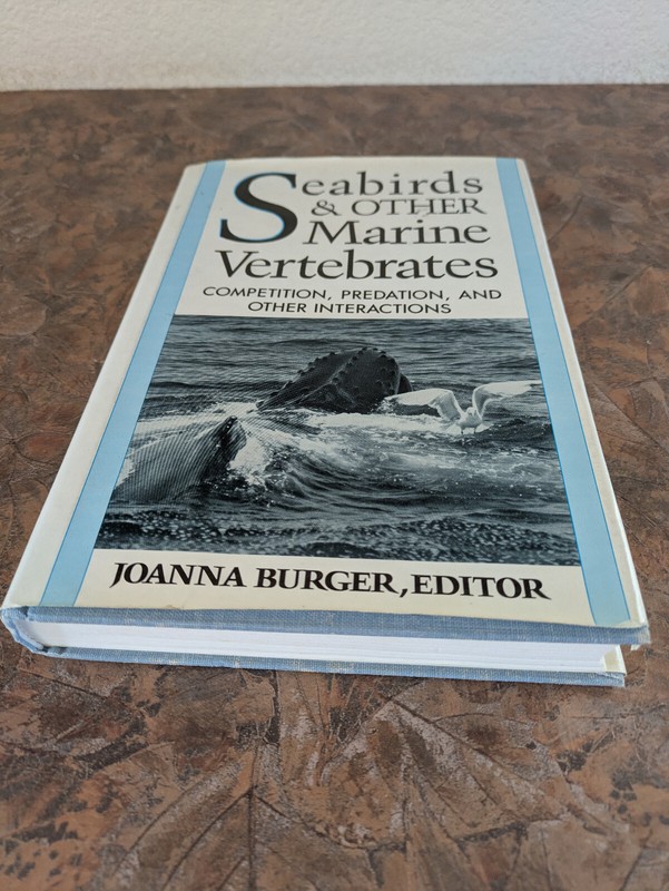 Seabirds & Other Marine Vertebrates | Joanna Burger | 1989 Hardcover gallery