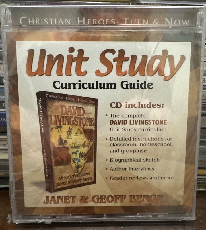 David Livingstone: Unit Study Curriculum Guide CD by Janet and Geoff Benge New