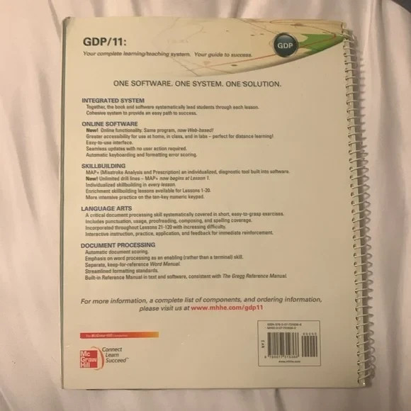 College Keyboarding 11e Lesson 1-60 ISBN:978-0-07-731936-6 gallery