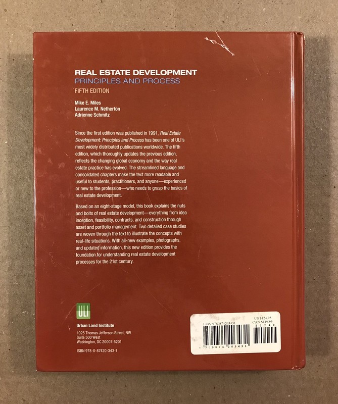Real Estate Development: Principles and Process - Fifth 5th Edition - Miles gallery