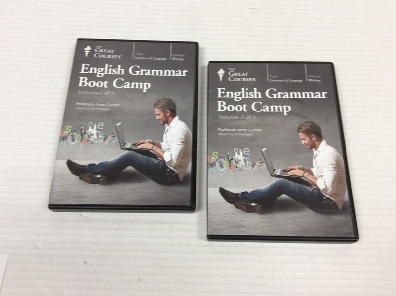 GREAT COURSES: ENGLISH GRAMMAR BOOT CAMP 12 CDs + GUIDEBOOK 2016 gallery