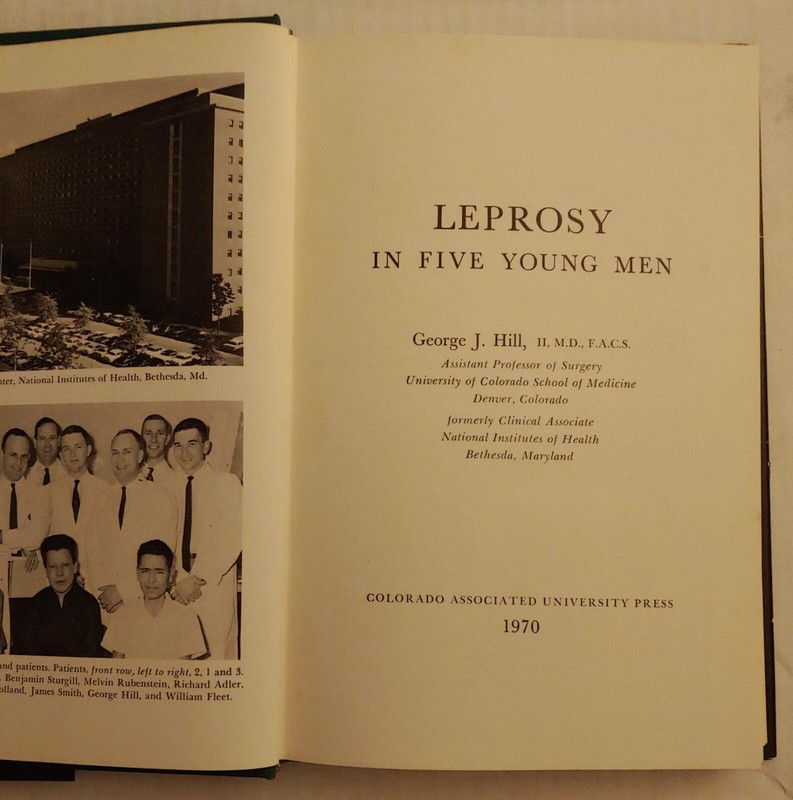 GEORGE HILL Leprosy In Five Young Men 1971 Medical Study Illustrated 5 HCDJ gallery
