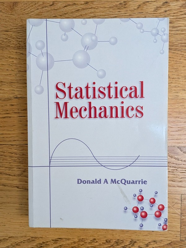 Statistical Mechanics, Donald A McQuarrie