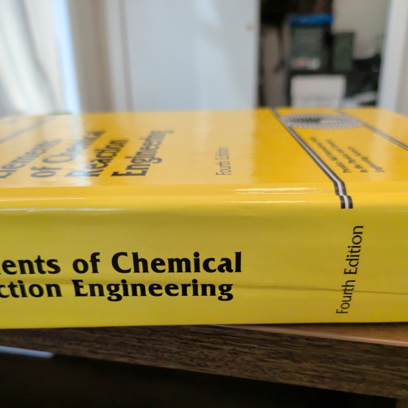 Elements of Chemical Reaction Engineering by H. Scott Fogler (2005, Hardcover) gallery