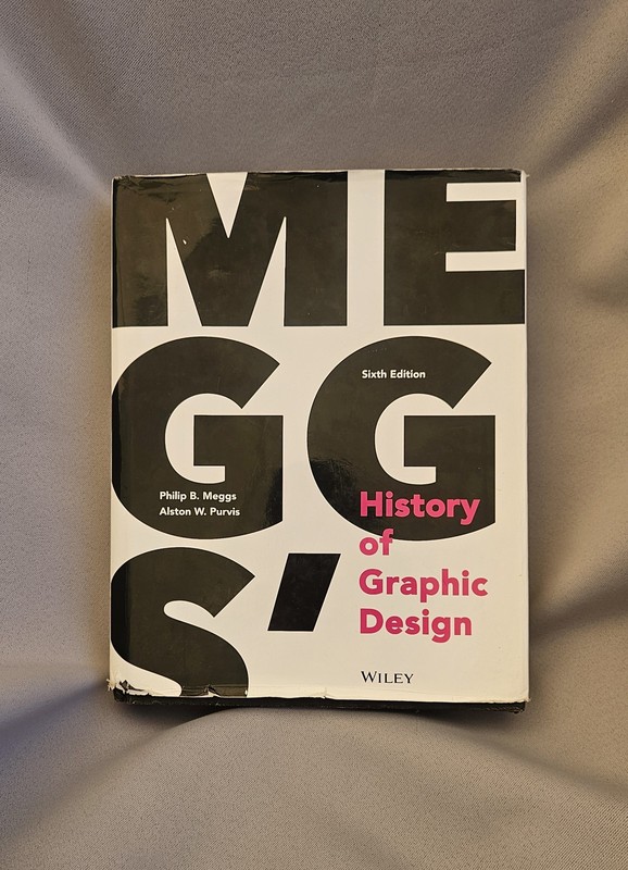 MEGGS’ History Of Graphic Design 6th Edition Hardcover
