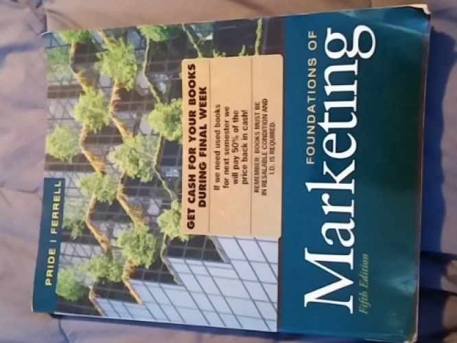 Foundations of Marketing – Paperback, by Pride William M.; – Acceptable n