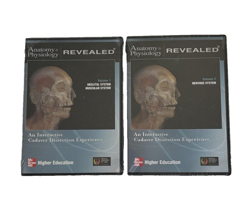 Anatomy & Physiology Revealed Vol 1 & 2 Medical CD New Sealed McGraw Hill 2006