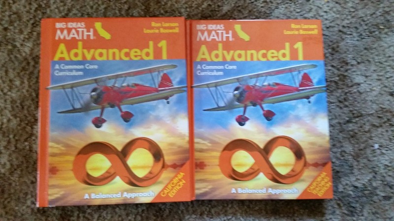 Big Ideas Math: Advanced 1, California Teaching Edition [Hardcover] Ron Larso…