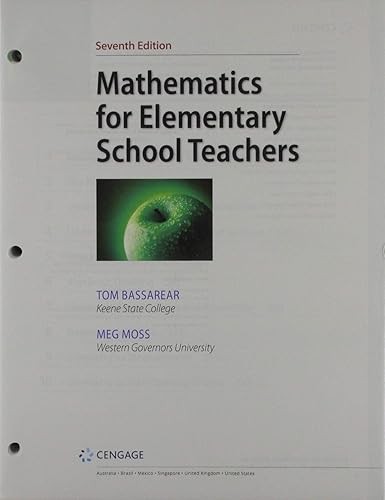 Bundle: Mathematics for Elementary School Teachers, Loose-leaf…